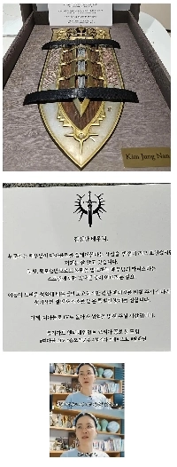 俳優キム・ジョンナンがディアブロ4パラディンの盾をプレゼントされた。