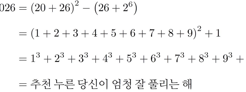 2026年は数学者によって発見された
