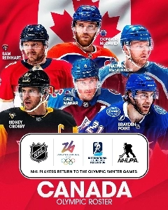 カナダのNHLオリンピック選手名簿