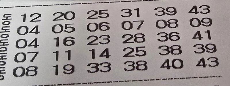 自動宝くじをプレイしたのですが、違う数字が出てきました。