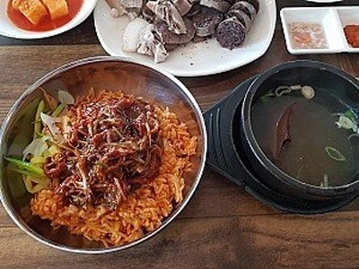 今まで食べた中で最高のビビンバ。益山