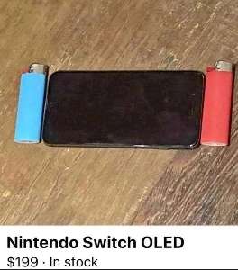海外製の偽物Nintendo Switch OLED