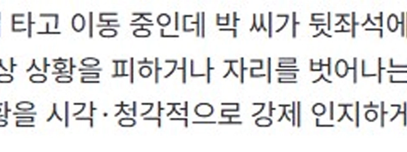 パク・ナレ) 後部座席の男と××を犯したパク・ナレ