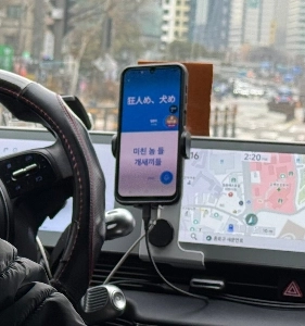 韓国人のタクシー運転手が突然外で叫びました。