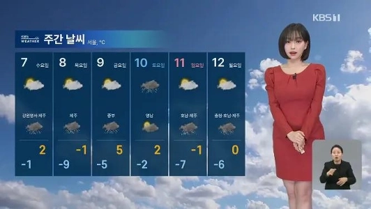 【天気】「強い寒さ」到来…ソウルは気温マイナス６度まで下がった