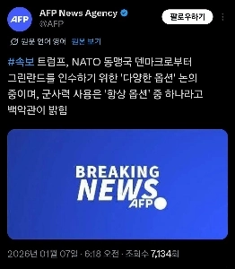 [速報] ホワイトハウス: デンマークからグリーンランドを取得するためのさまざまな選択肢が議論されています。