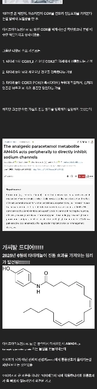 作用機序が不明のまま 130 年間使用されてきた鎮痛剤、タイレノールに関する最新情報。