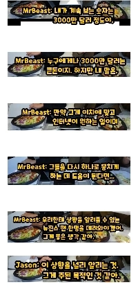 ミスター・ビーストの新作ジーンズについて言及