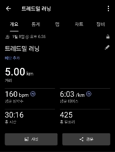 初めてのトレッドミル5kmランニング、、、、