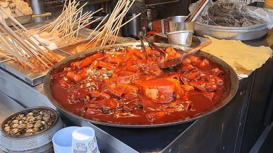 【データ・注意】海雲台グルメ横丁の写真！