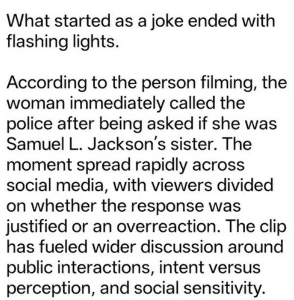 サミュエル・ジャクソンの弟と間違えられた女性が警察に通報