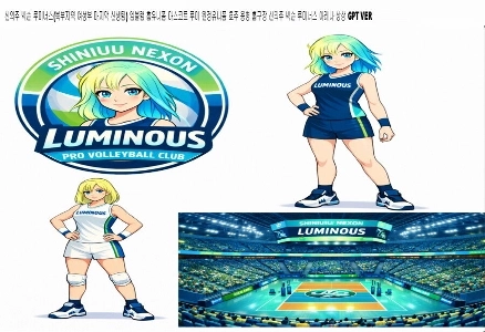 統一後のプロバレーボールVリーグの拡大をイメージして