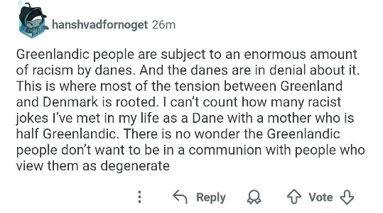 混血のグリーンランド人がデンマークの人種差別について語る