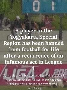 サッカーから追放されたサッカー選手による反則のレベル